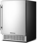 BODEGA Beverage Cooler 24 Inch, Built-in and Freestanding Beverage Refrigerator 180 Cans, Stainless Steel Under Counter Beverage Fridge with Advanced Cooling System, Adjustable Shelf, Energy Saving, Perfect for Soda, Water, Beer, etc.