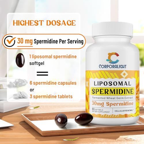 Liposomal Spermidine Supplement 120 Softgels a7