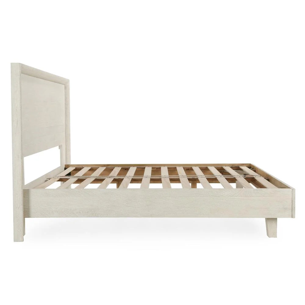 Classic Home Reece Mango Wood Queen Bed White U726752