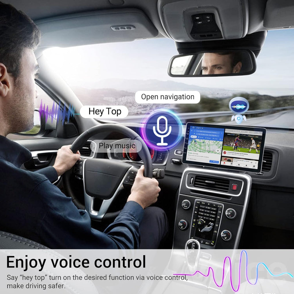 Car Stereo Bluetooth Navigation Carplay Android Auto 1280x720 IPS Touch Screen 4GB+64GB q7