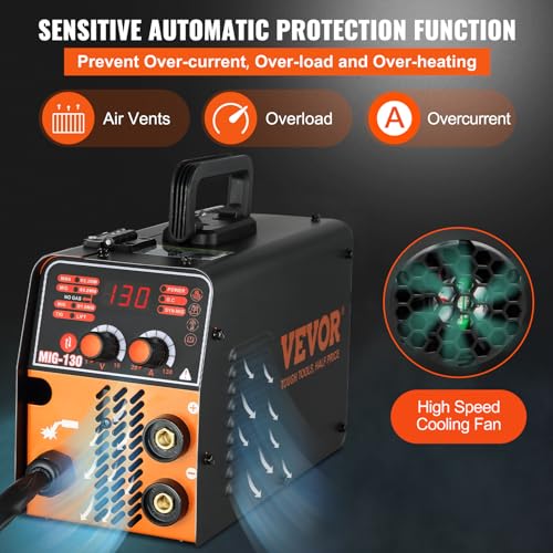 MIG Welder 130A 3 in 1 Combo Flux Core Portable a7