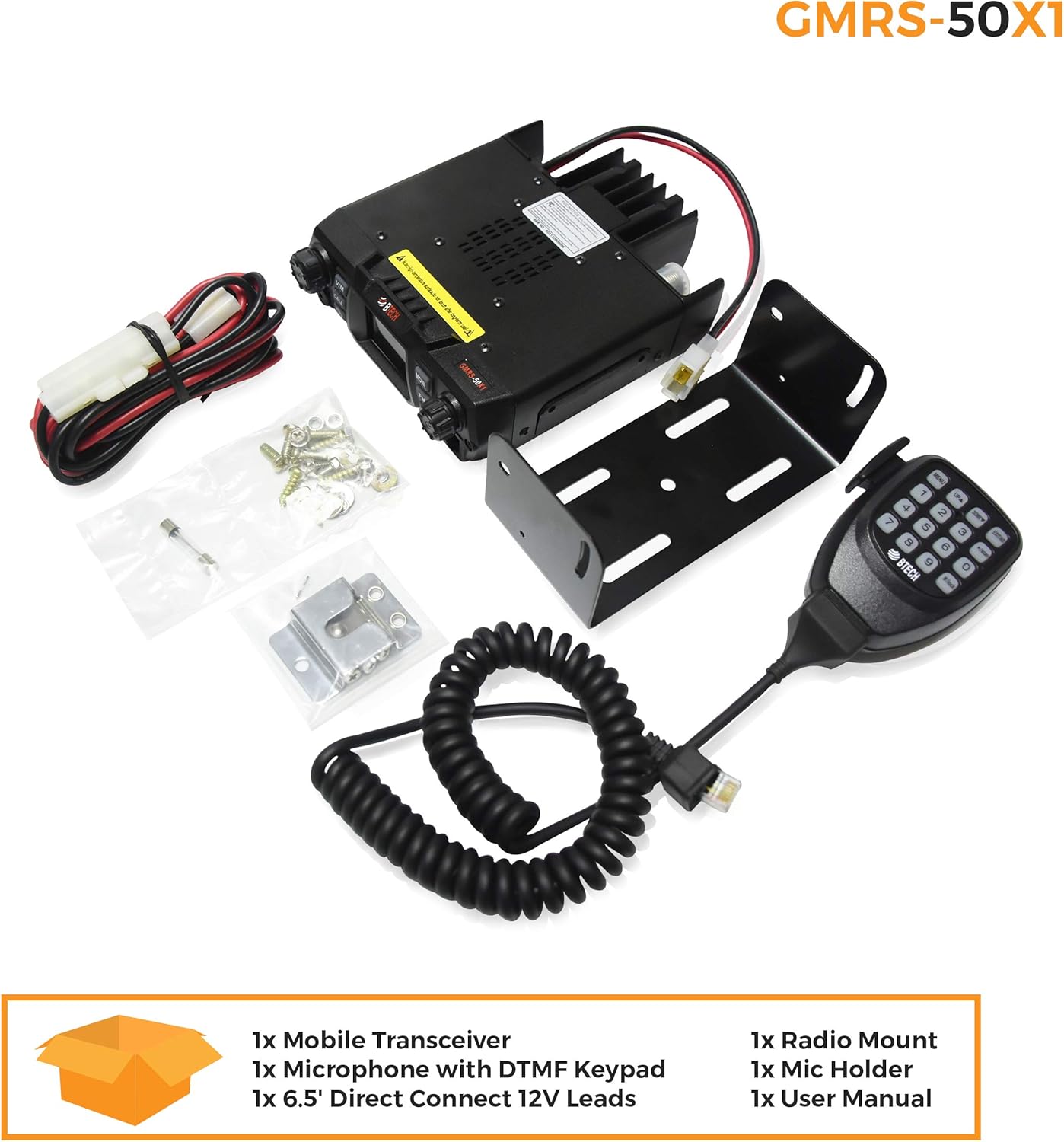GMRS Two-Way Radio with Repeater Capable and Dual Band Scanning a7