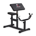 Titan Fitness Adjustable Arm Preacher Curl Weight Station, Seated Strength Training Fitness Bench, Rated 250 LB, Isolated Barbell Dumbbell Bicep Tricep Muscle Home Gym Fitness Equipment - Radiant Selections