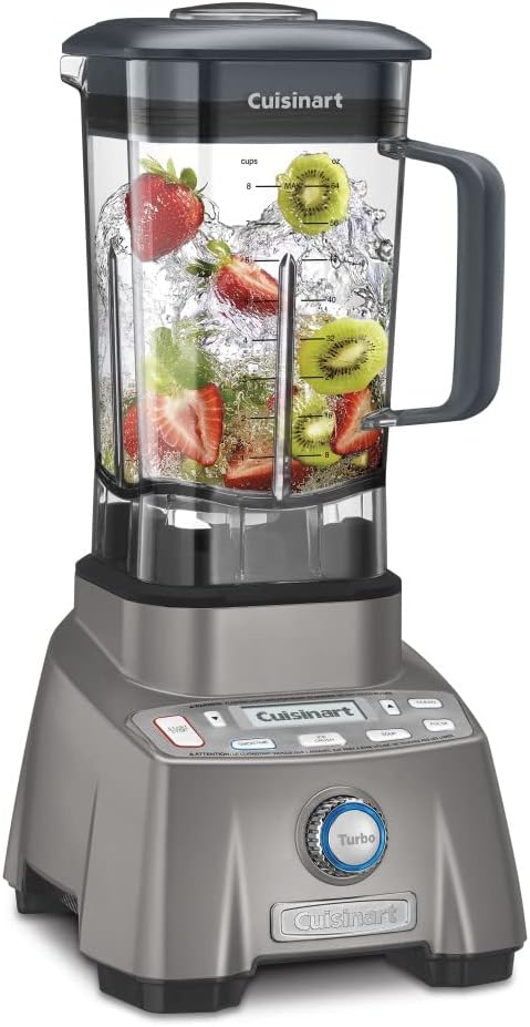 Cuisinart Hurricane Pro Blender CBT-2000, 3.5 Peak, Gunmetal H98547