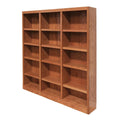 Concepts in Wood 72-inch Bookcase/Storage Unit Oak Oak Finish - Radiant Selections