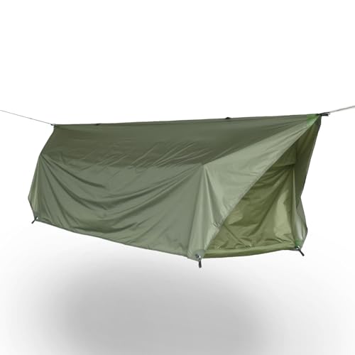 Haven Tents Lay Flat Hammock Tent with Mosquito Net, Insulated Pad and Rainfly M380