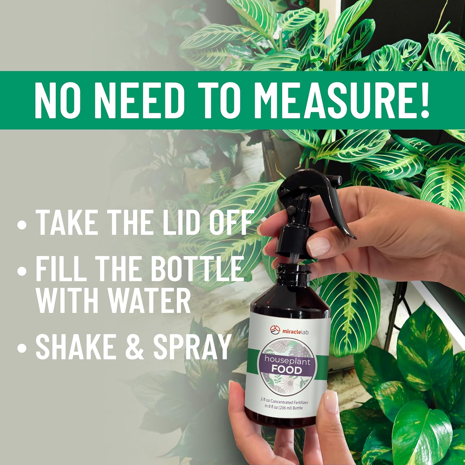Liquid Houseplant Fertilizer Organic Indoor Plant Food 2 oz k7