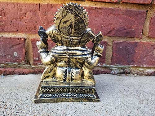 Ganesh Statue Multicolor Antique Finish k7m