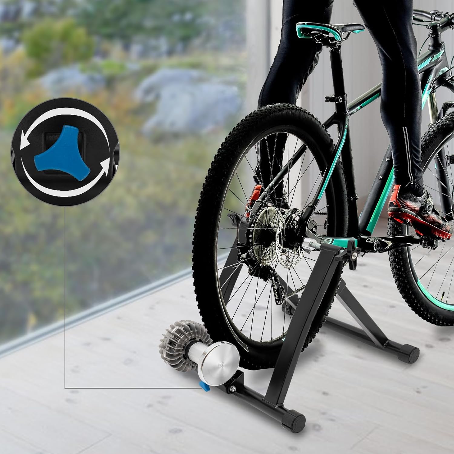 Magnetic Indoor Bike Trainer Stand for 26-29" & 700C Wheels F273