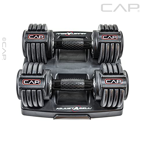 CAP Barbell ADJUSTABELL Adjustable Round Dumbbell Weights G67342