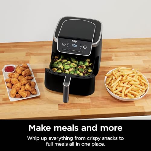 Air Fryer 4-in-1 5 QT Nonstick Basket Grey k7p