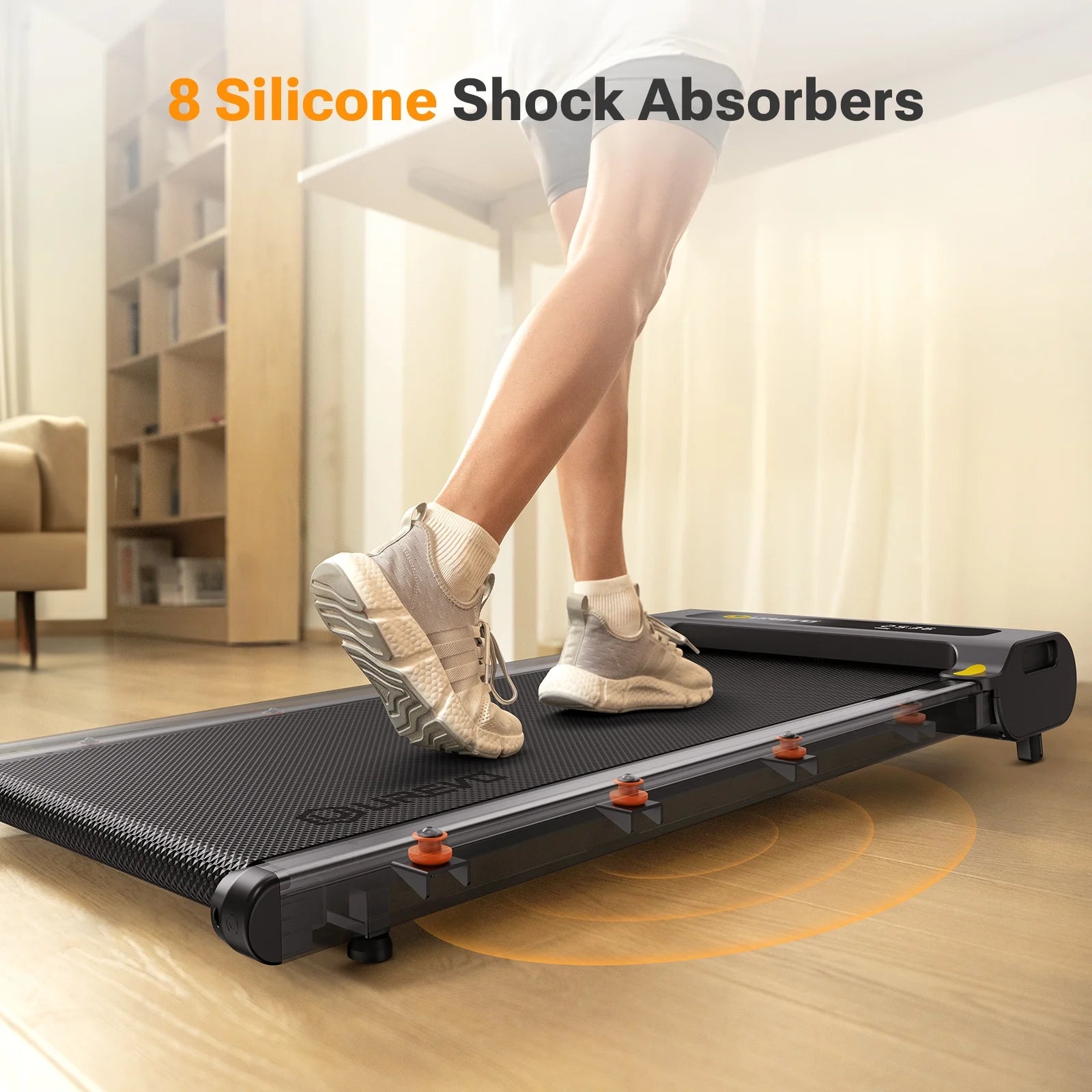 Walking Pad with Manual Incline Under Desk Treadmill7q