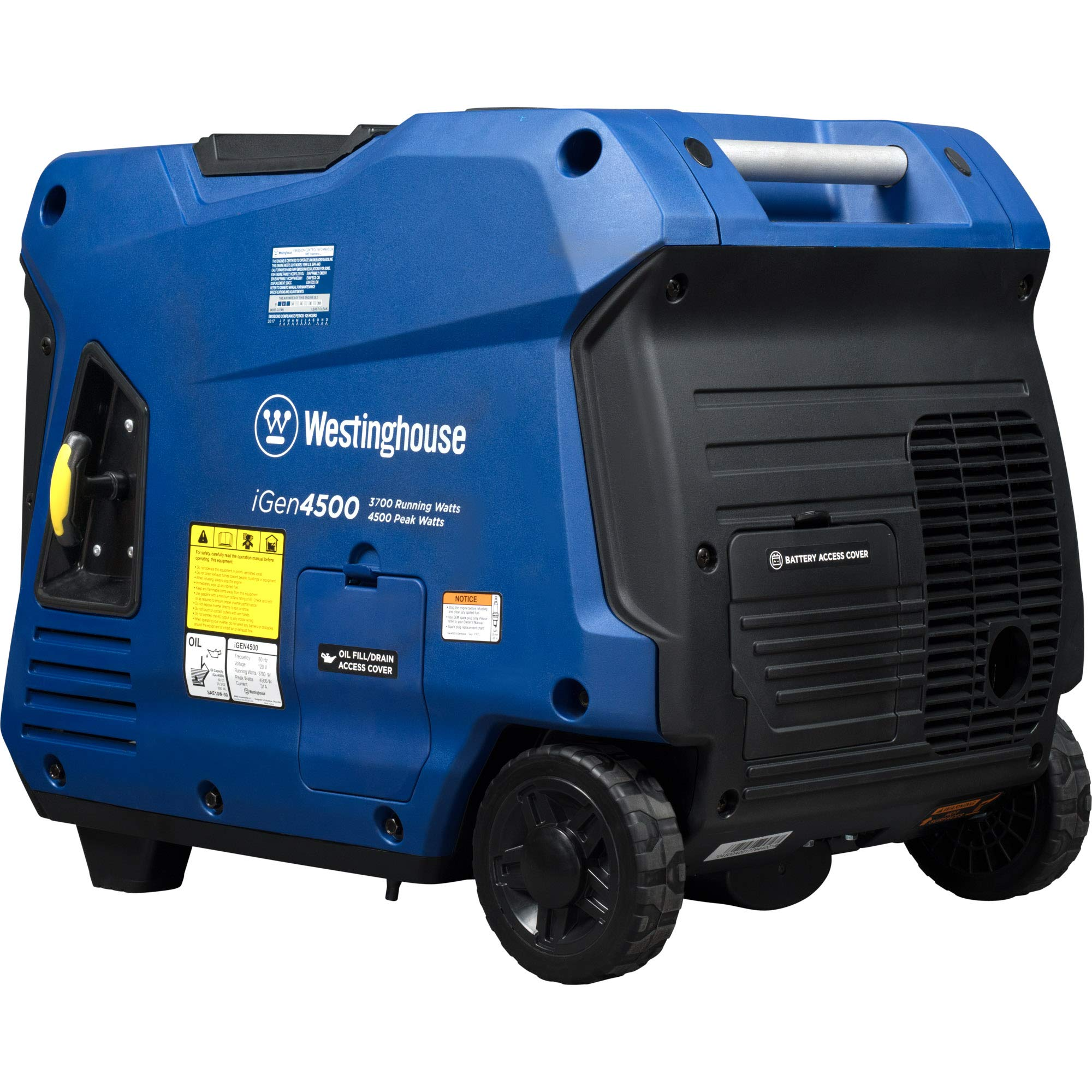 Portable Inverter Generator 4500 Watt Remote Start a7