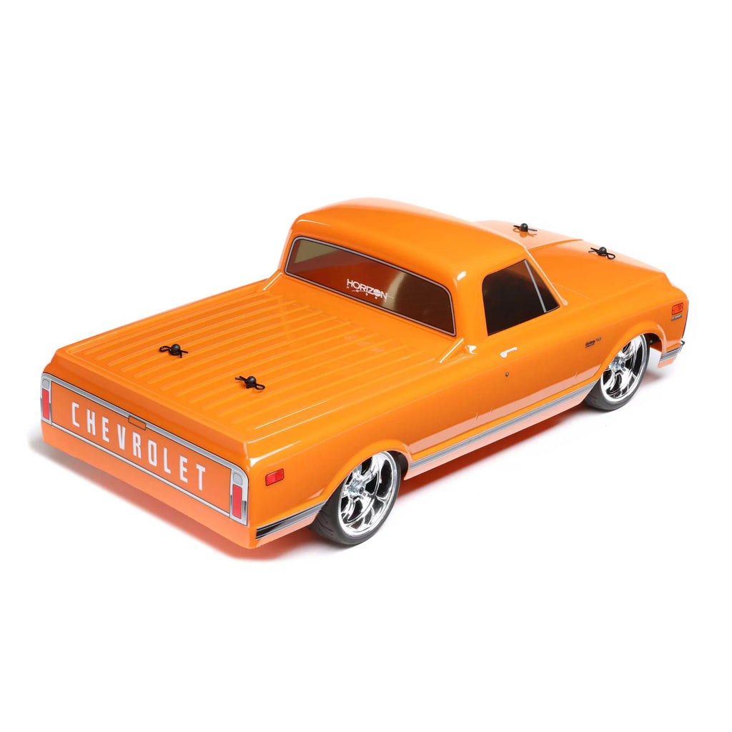 Losi RC Truck 1/10 1972 Chevy C10 Pickup V100 AWD RTR Orange Y2749