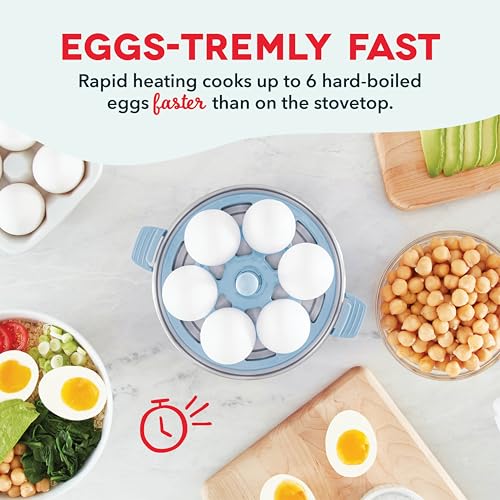 Egg Cooker 6 Capacity Electric Auto Shut Off Black a7