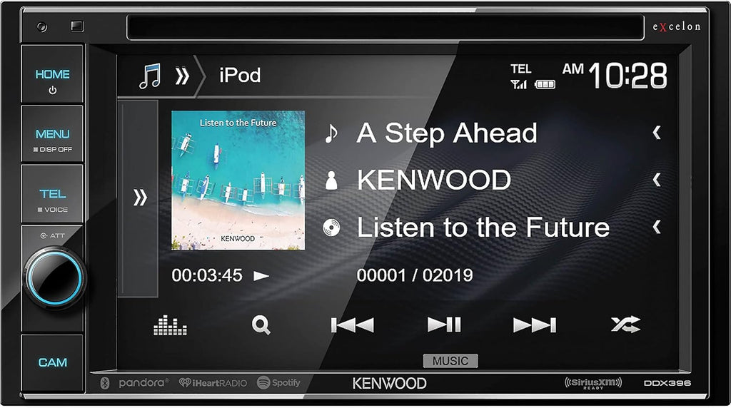 KENWOOD eXcelon DDX396BT Double DIN Car Stereo Receiver with 6.2" Touchscreen M625067