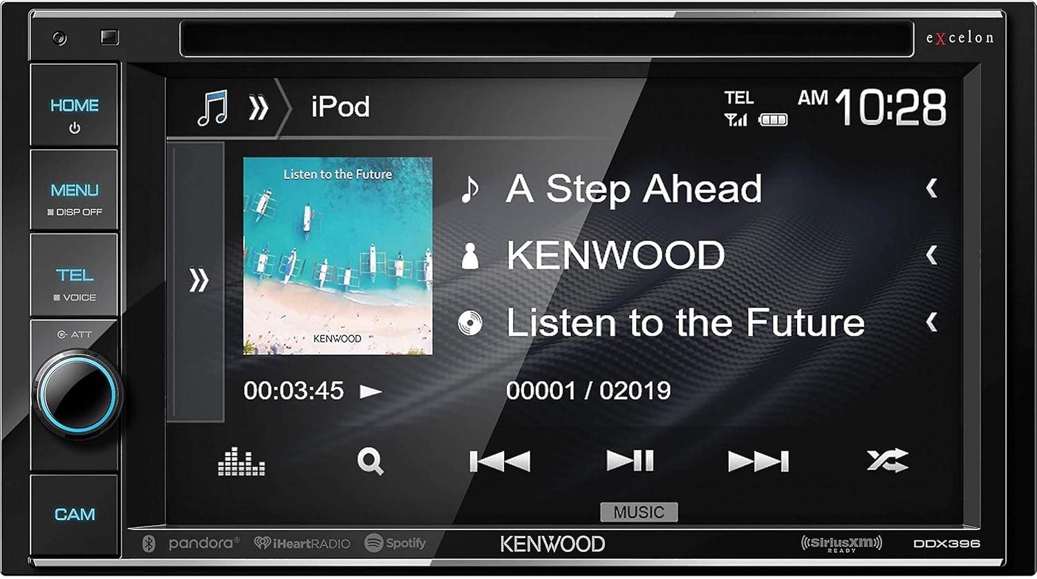 KENWOOD eXcelon DDX396BT Double DIN Car Stereo Receiver with 6.2" Touchscreen M625067