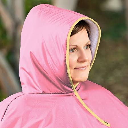 Wheelchair Winter Poncho Navy k7m