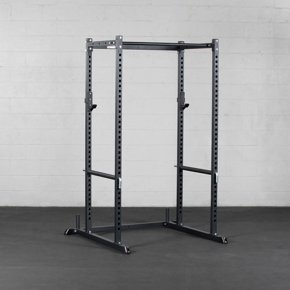 Power Rack with Pull Up Bar and J-Hooks for Home Gym k7x