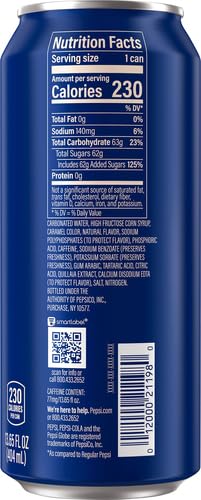 Pepsi Draft Cola, 13.65 Fl Oz Cans, 4-Pack E728