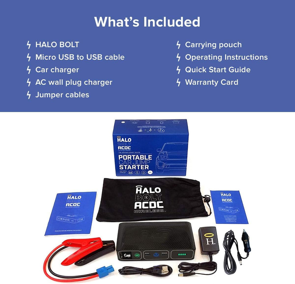 Wireless Laptop Power Bank 44400mWh Portable Charger Car Jump Starter AC Outlet k7