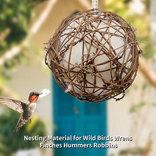 Hummingbird Nesting Houses Set of 2 for Outdoor Wild Birds k7