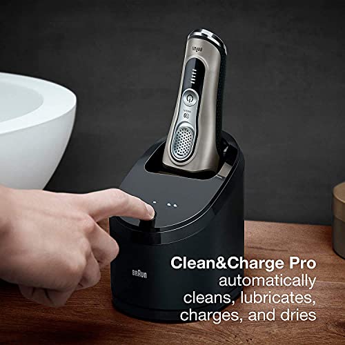 Electric Shaver for Men with Charging Station and Travel Case a7
