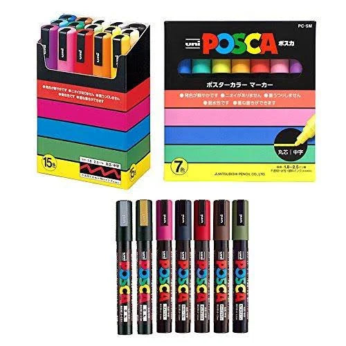 Paint Marker Set Fine Point 24 Colours a7