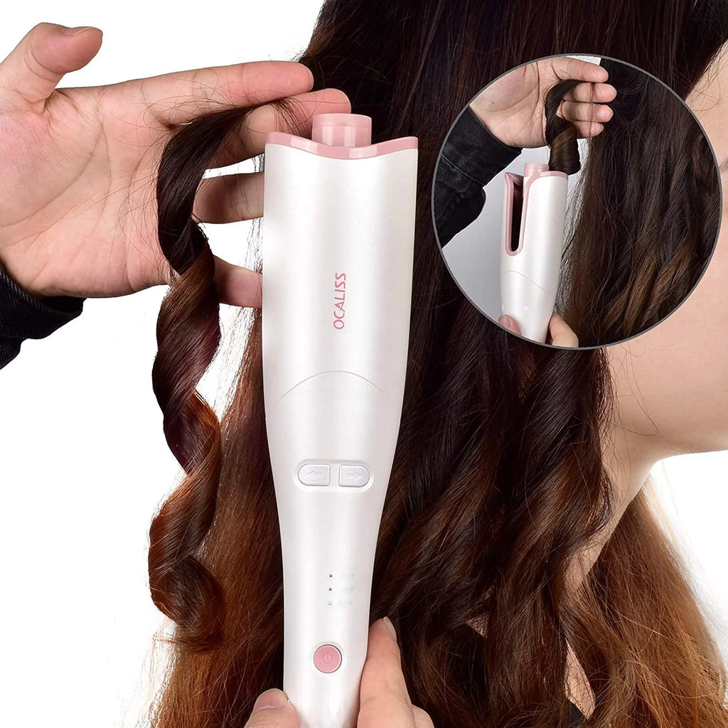 OCALISS Automatic Curling Iron with Ceramic Rotating Barrel, 3 Temperature Control L280645