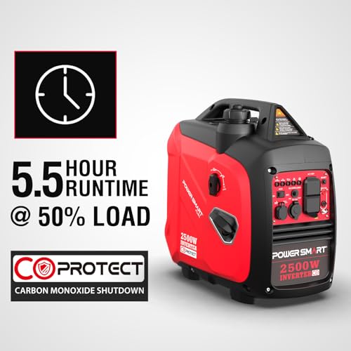 Portable Inverter Generator 2500-Watt Quiet Camping k7x