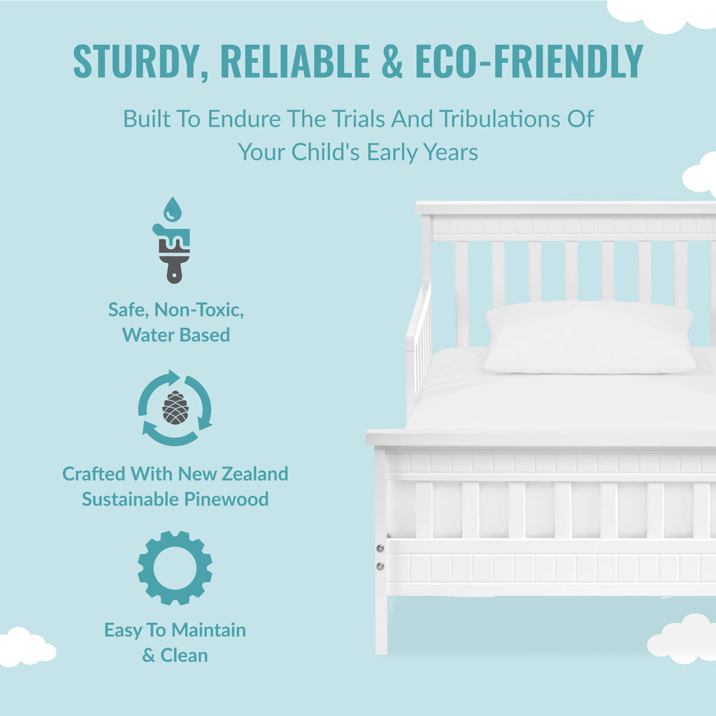 Dream On Me San-Fran Toddler Bed White R29133