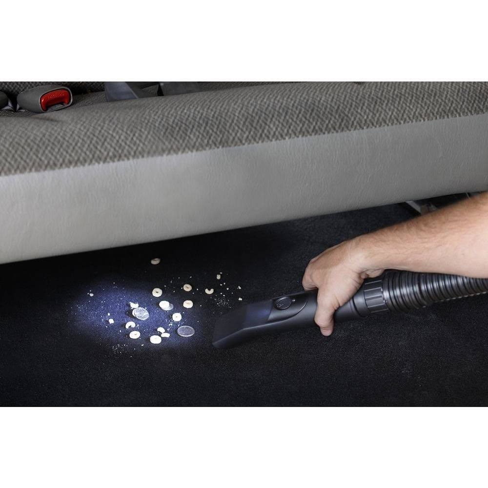 Wet Dry Vacuum 3.5 Peak HP Portable with LED Nozzle k7