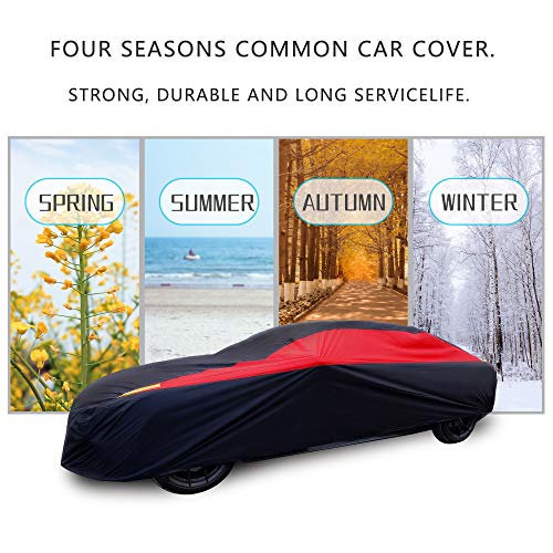 Waterproof All Weather Car Cover for Sedan 186-193 inch W20359