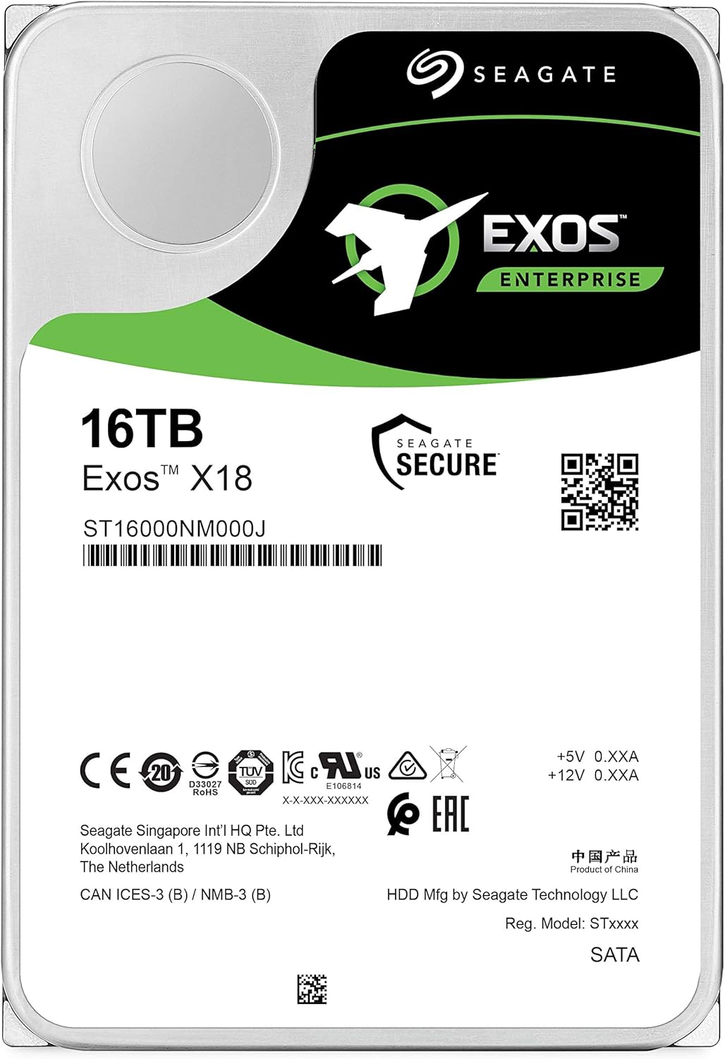 16TB Enterprise HDD 3.5 Inch SATA 7200 RPM7k