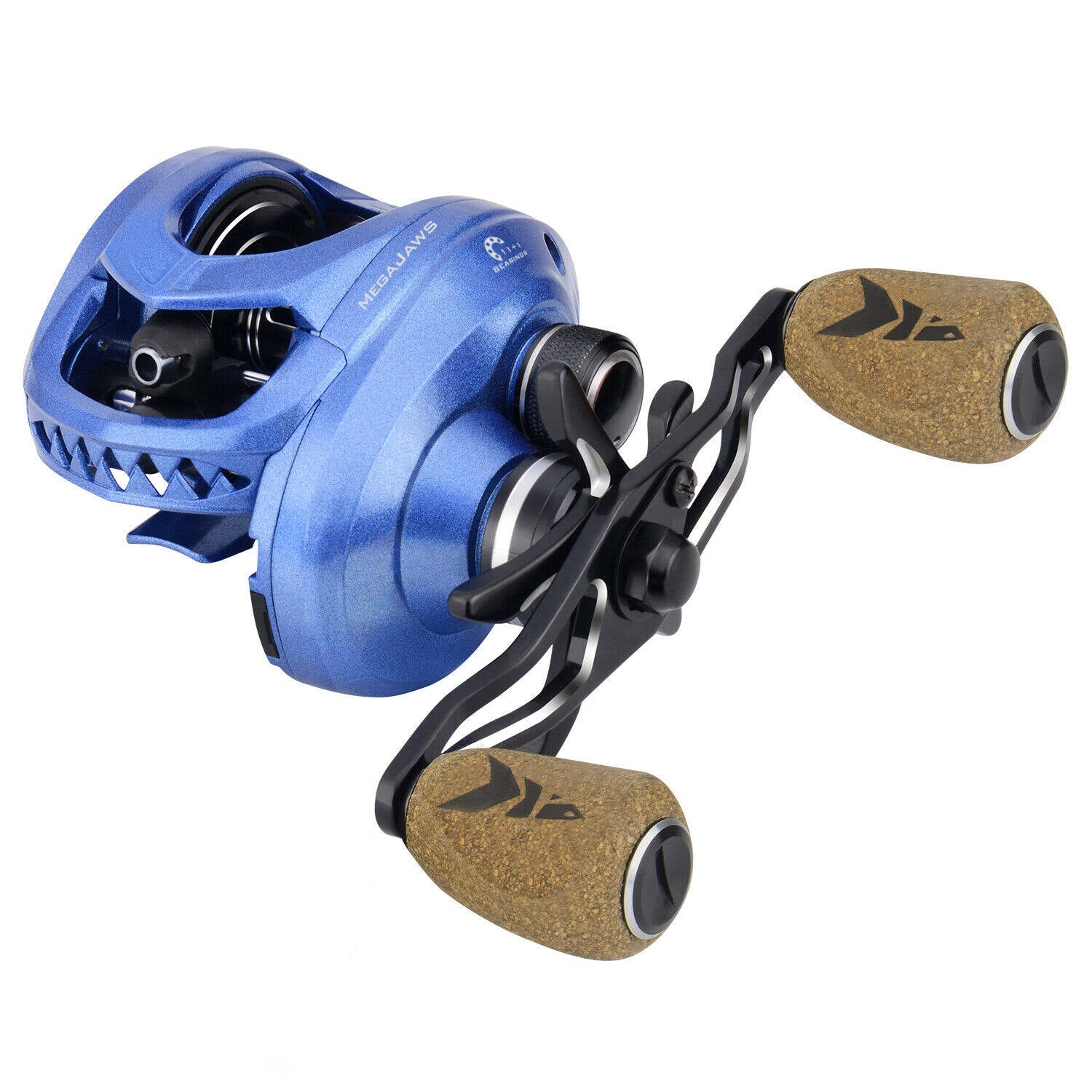 KastKing MegaJaws 6.5:1 Gear Ratio 12 Bb Smooth Baitcasting Fishing Reel - Left