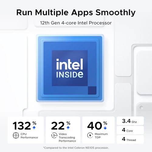 2-Bay Desktop NAS with Intel N100, 8GB DDR5, 2.5GbE, M.2 NVMe Slots, 4K HDMI, Diskless a7