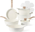 CAROTE Pots and Pans, Non Stick Cookware Set, 12 Pcs Nonstick Kitchen Cooking Set with Saucepan Set, Storage, Compatible with All Stovetops