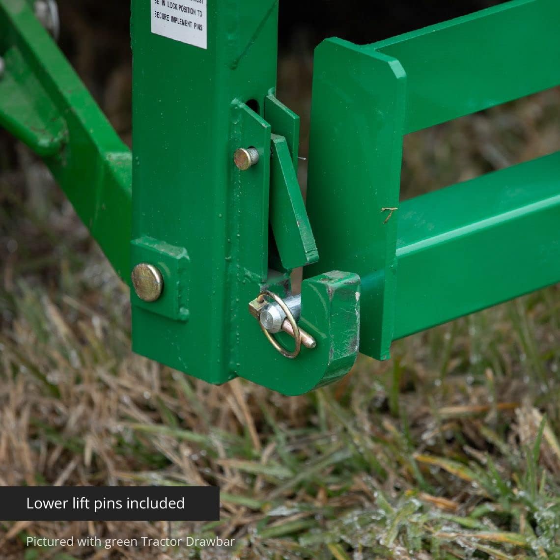 Tractor Drawbar with Suitcase Weight Brackets 2 Receiver CAT 1 3-Pt k7