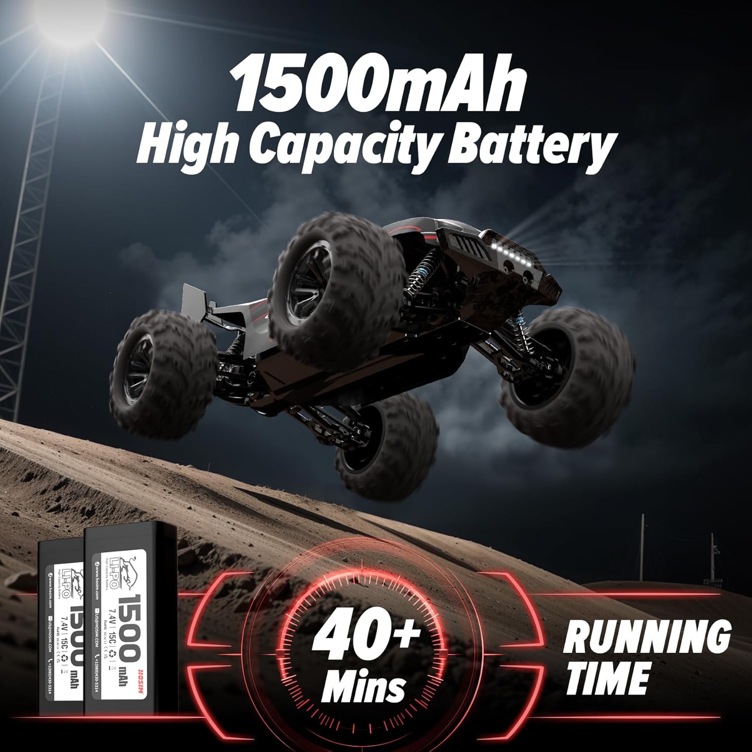 RC Car 1:10 Scale 48+ KMH Remote Control Truck a7