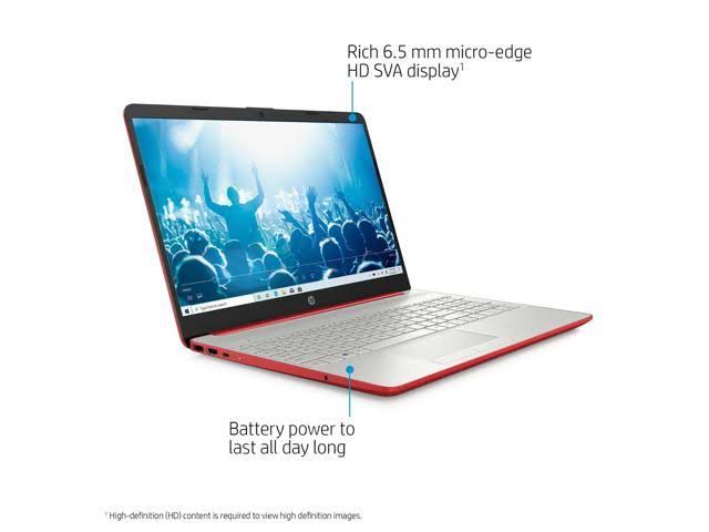 15.6" Pentium Silver Laptop 500GB 4GB Red 7k