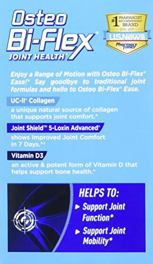Osteo Bi-Flex Joint Health Ease Mini Tabs, Triple Action UC-II Collagen, 70 Count E49888