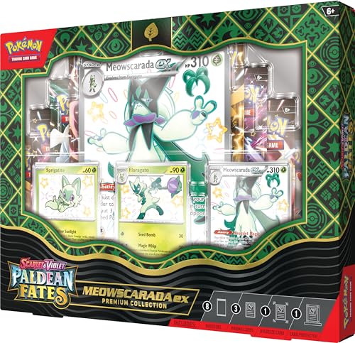 POKEMON TCG Scarlet and Violet Paldean Fates EX Premium Collection Shiny Sprigatito X304