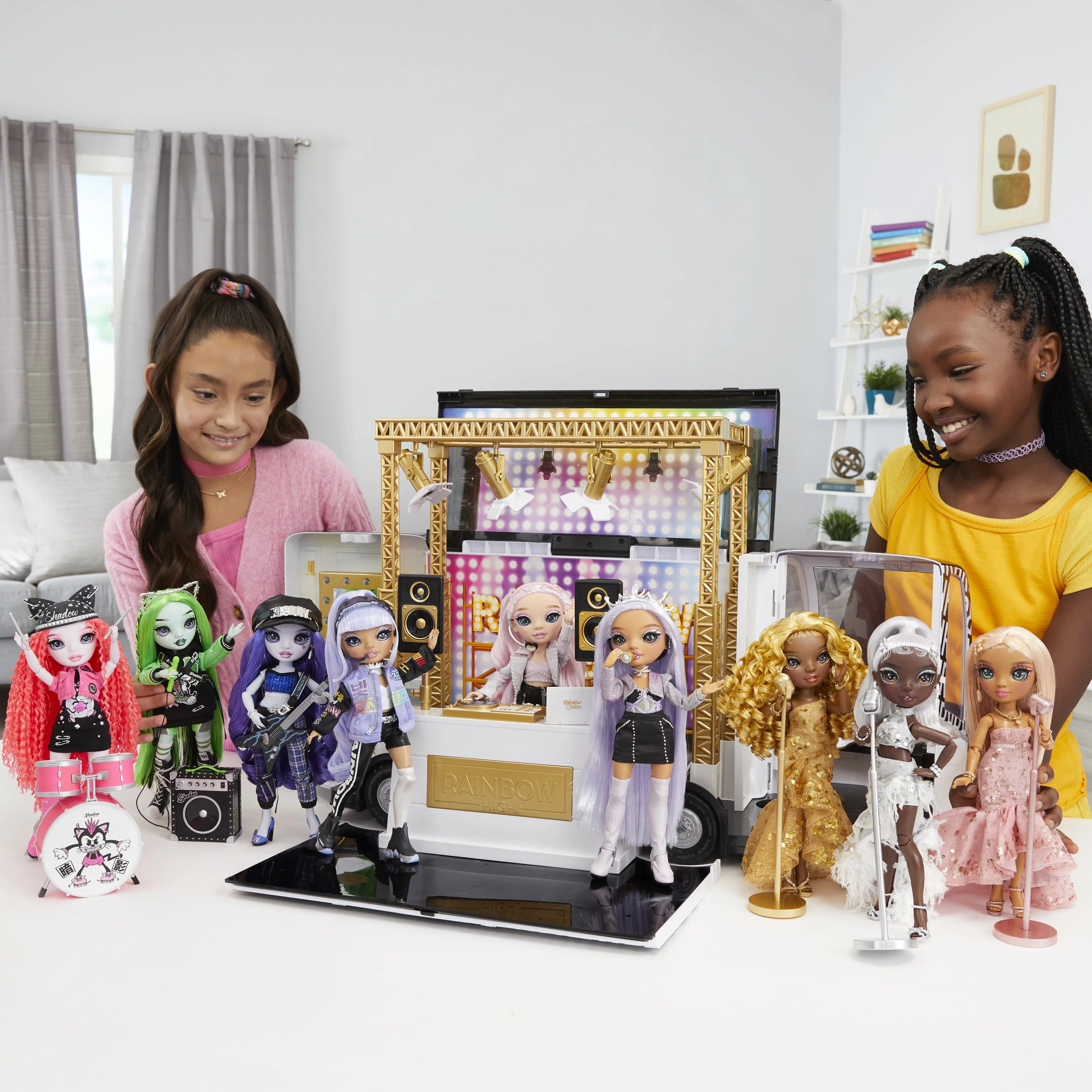 K Pop Fashion Doll with 2 Outfits and Microphone Set a7