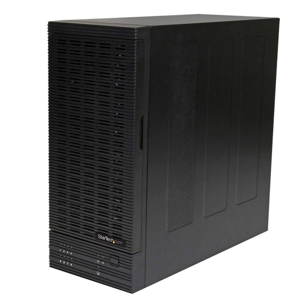 StarTech.com USB 3.0 / eSATA 8-Bay Hot-Swap 2.5/3.5x22 SATA III Hard Drive Enclosure with UASP - 8-Bay SATA 6 Gbps Enclosure for