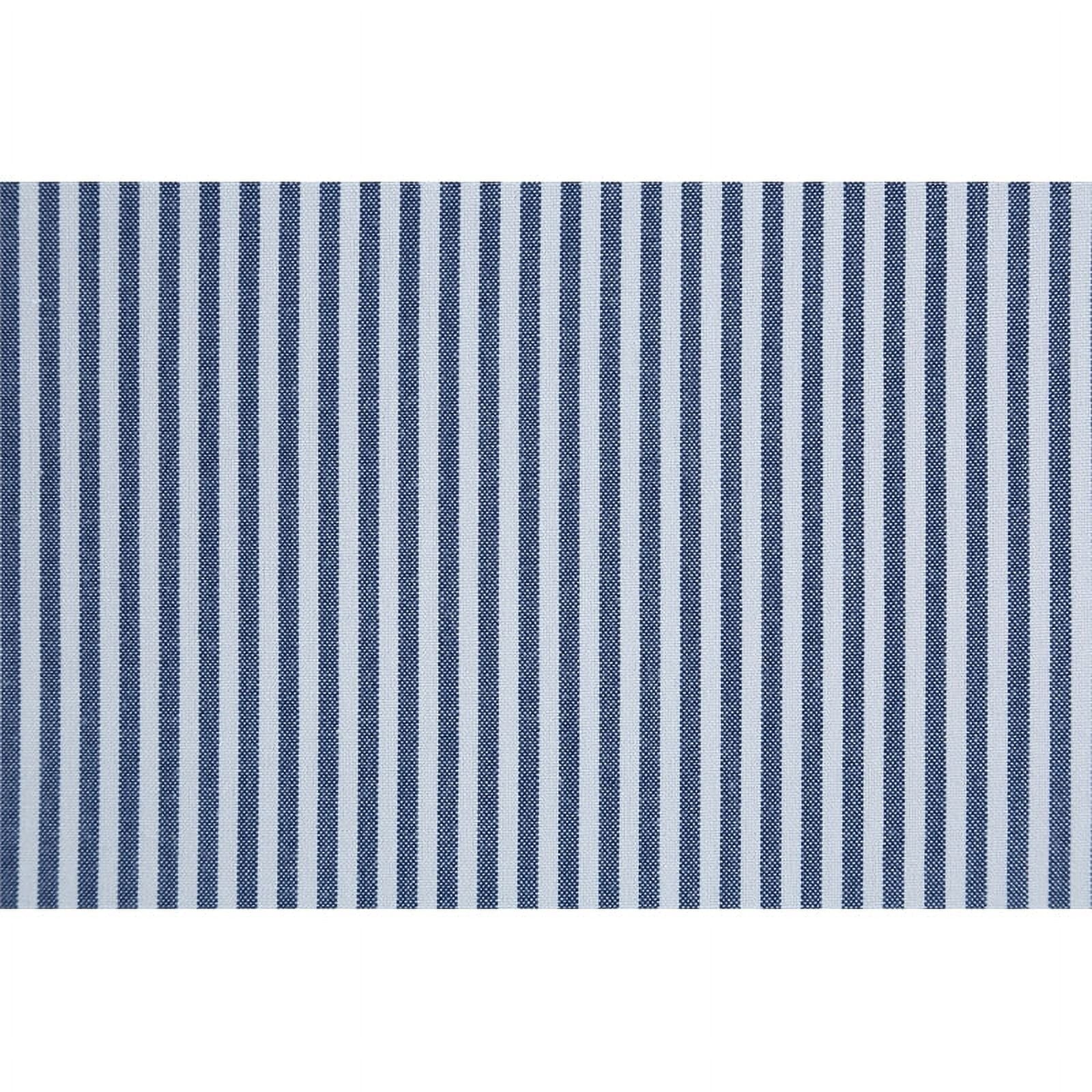 Adalynn Slipcover Dining Chair 2 Pack Navy Stripe B66436