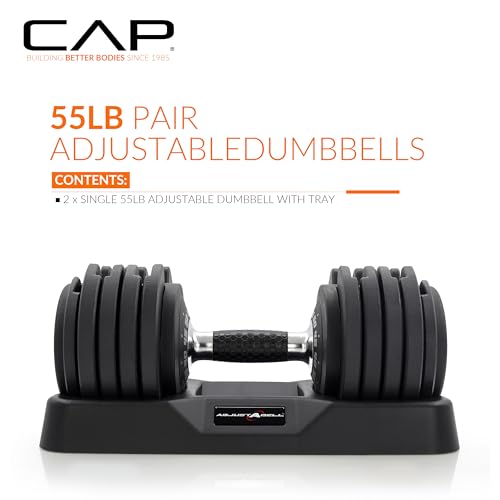 CAP Barbell ADJUSTABELL Adjustable Round Dumbbell Weights G67342
