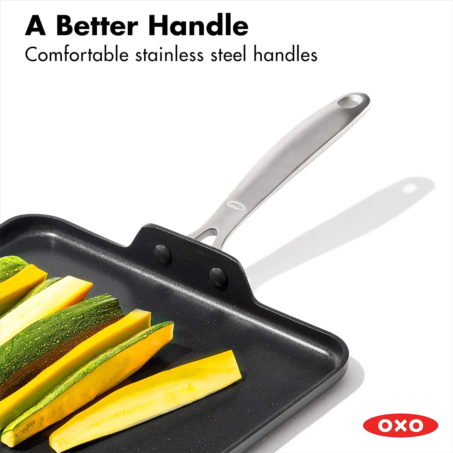 OXO Good Grips Pro Nonstick Pancake Griddle Pan, 11", Gray J417824
