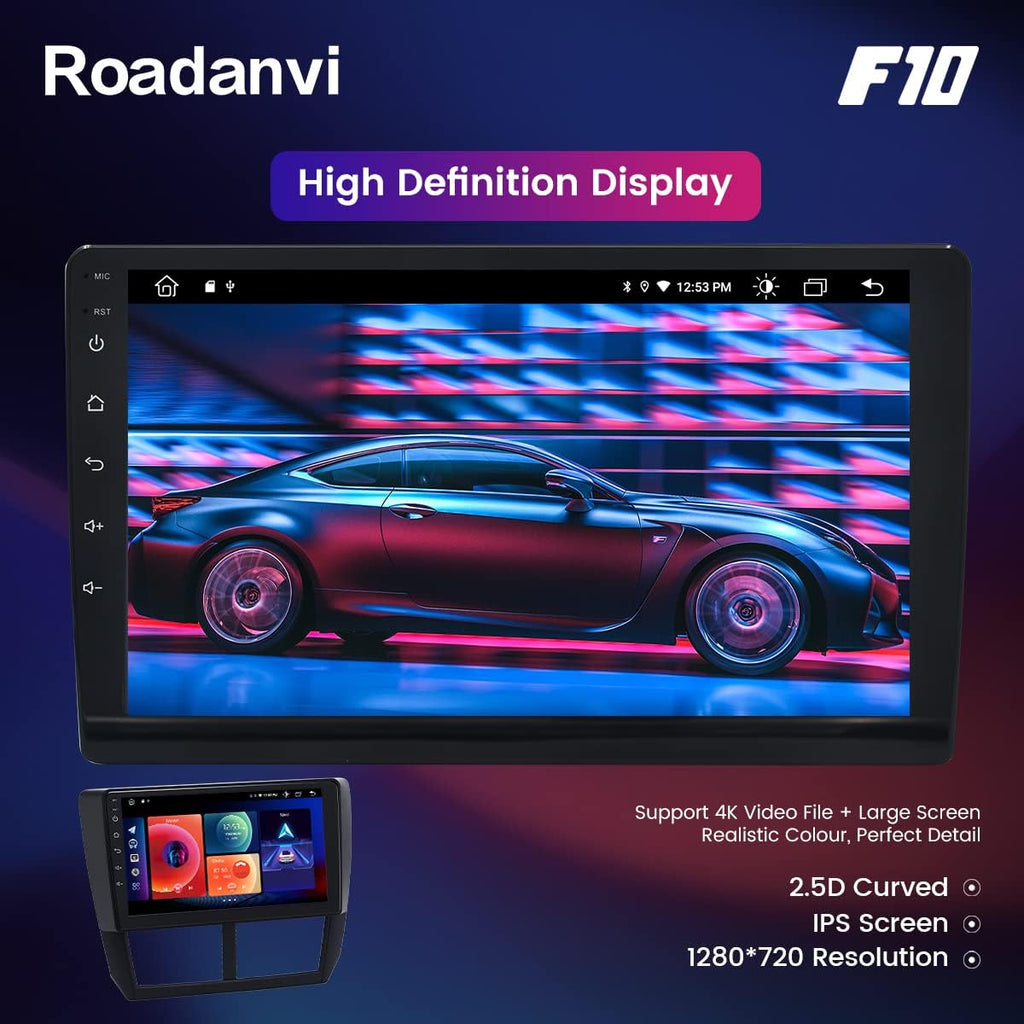 Car Stereo Bluetooth Navigation Carplay Android Auto 1280x720 IPS Touch Screen 4GB+64GB q7