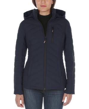 Hooded Stretch Packable Puffer Coat r7k