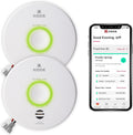 Kidde Smart Smoke Detector, WiFi, Alexa Compatible Device, Hardwired w/Battery Backup, Voice & App Alerts, 2 Pack